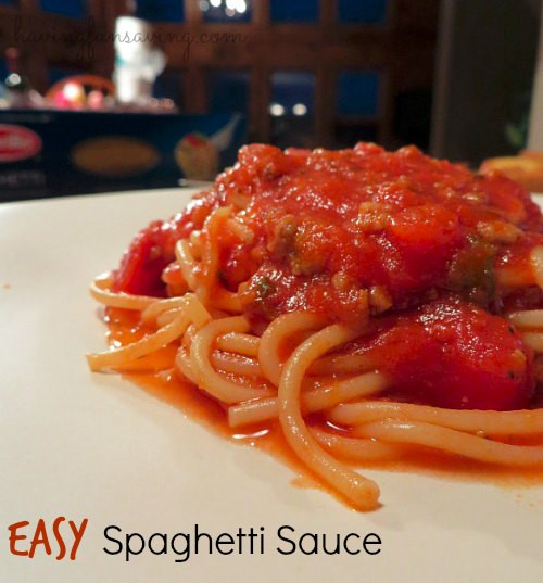 Easy Homemade Spaghetti Sauce
 Easy Spaghetti Sauce Recipe Just 5 Ingre nts