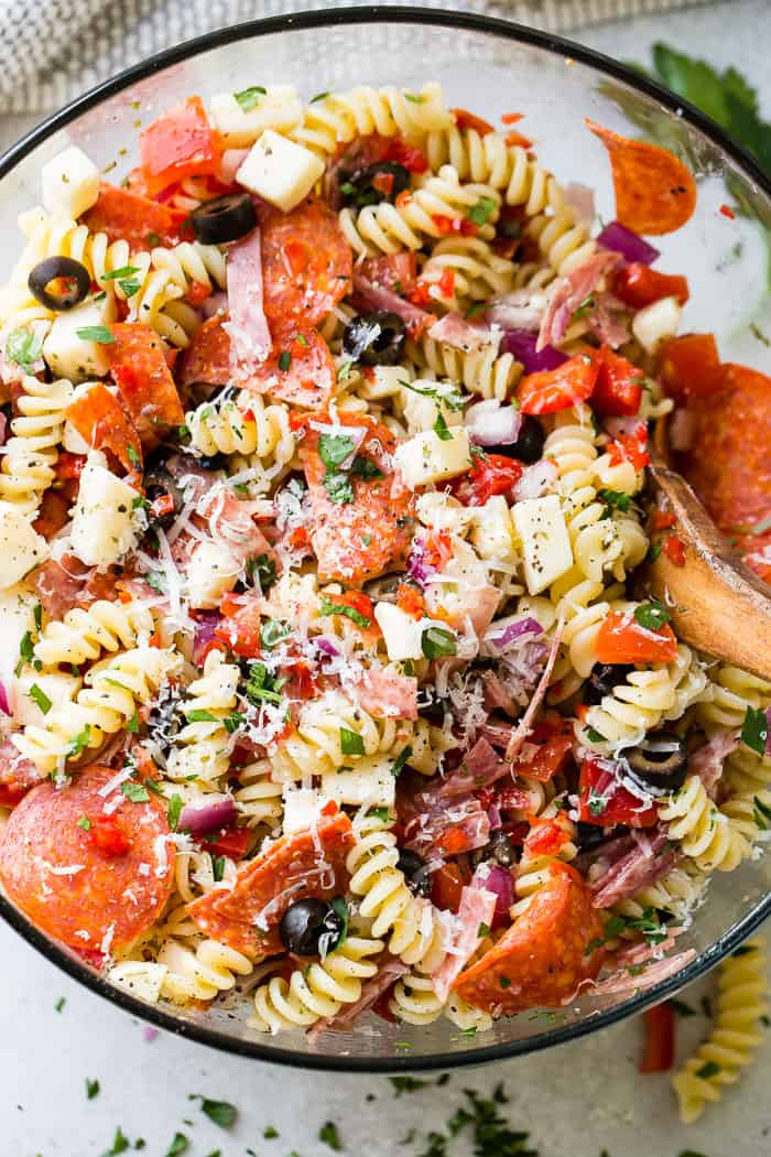 Easy Italian Pasta Salad
 Easy Italian Pasta Salad Oh Sweet Basil