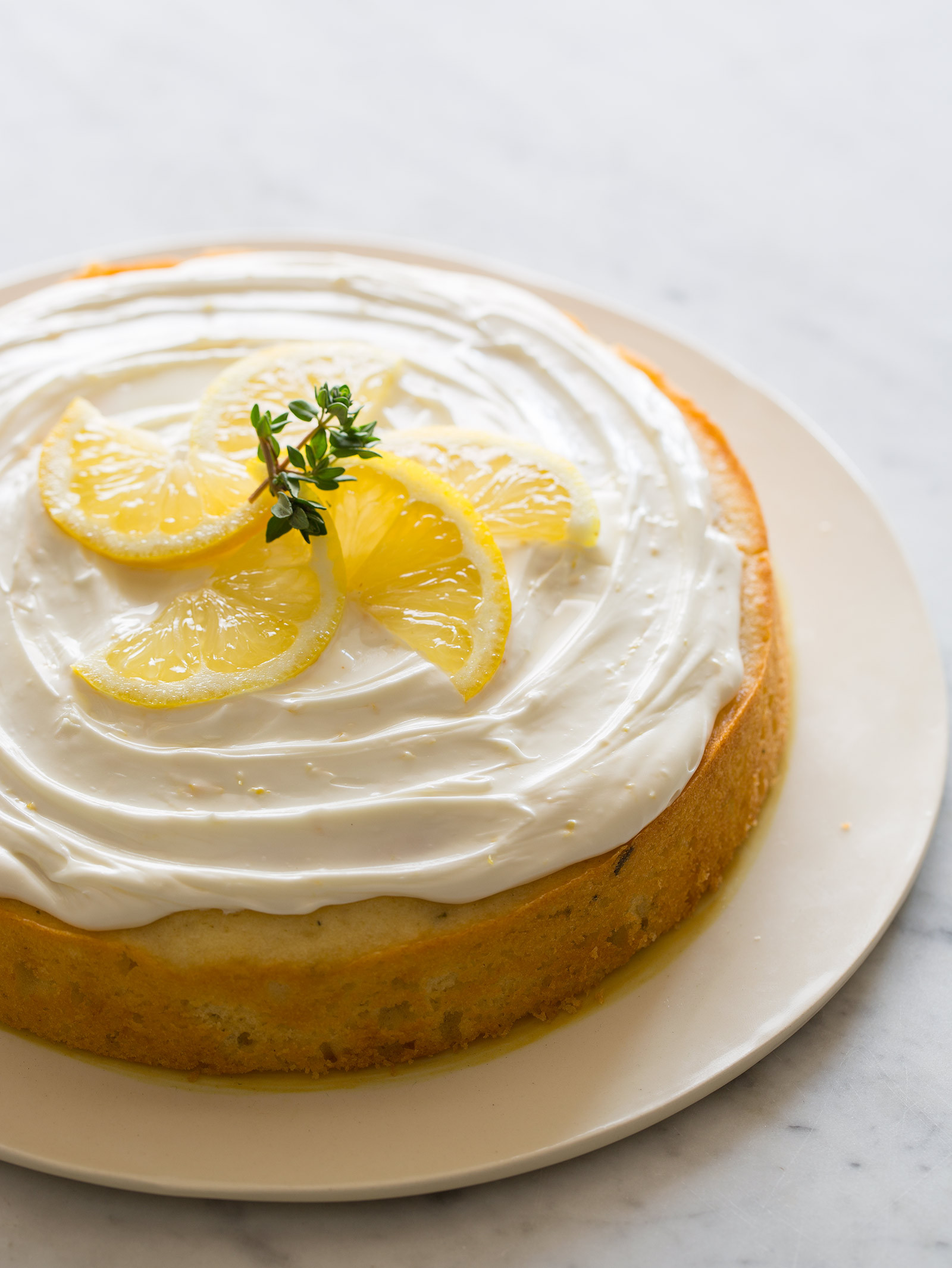 Easy Lemon Cake Recipe
 Lemon Thyme Cake