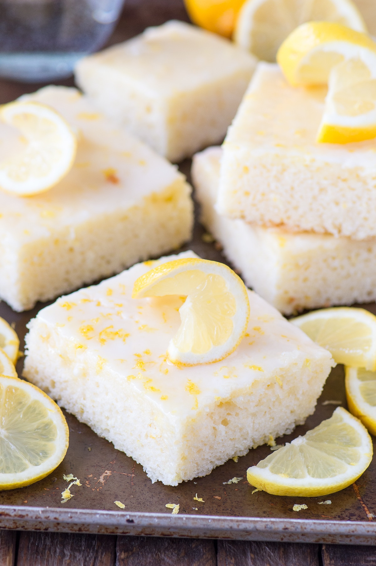 Easy Lemon Cake
 Lemon Sheet Cake