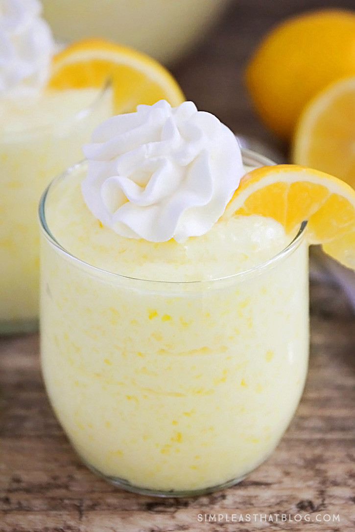 Easy Lemon Dessert Recipes
 Lemon Fluff Dessert