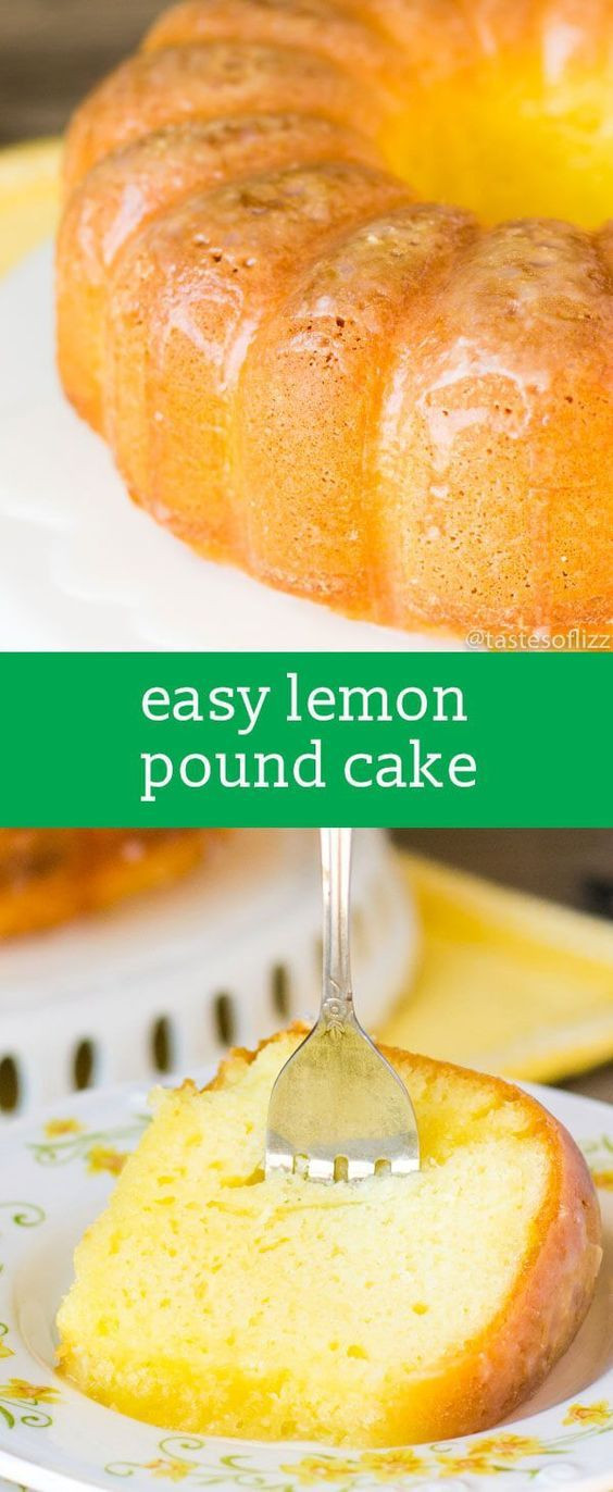 Easy Lemon Pound Cake
 156 best images about Cake mix secrets on Pinterest