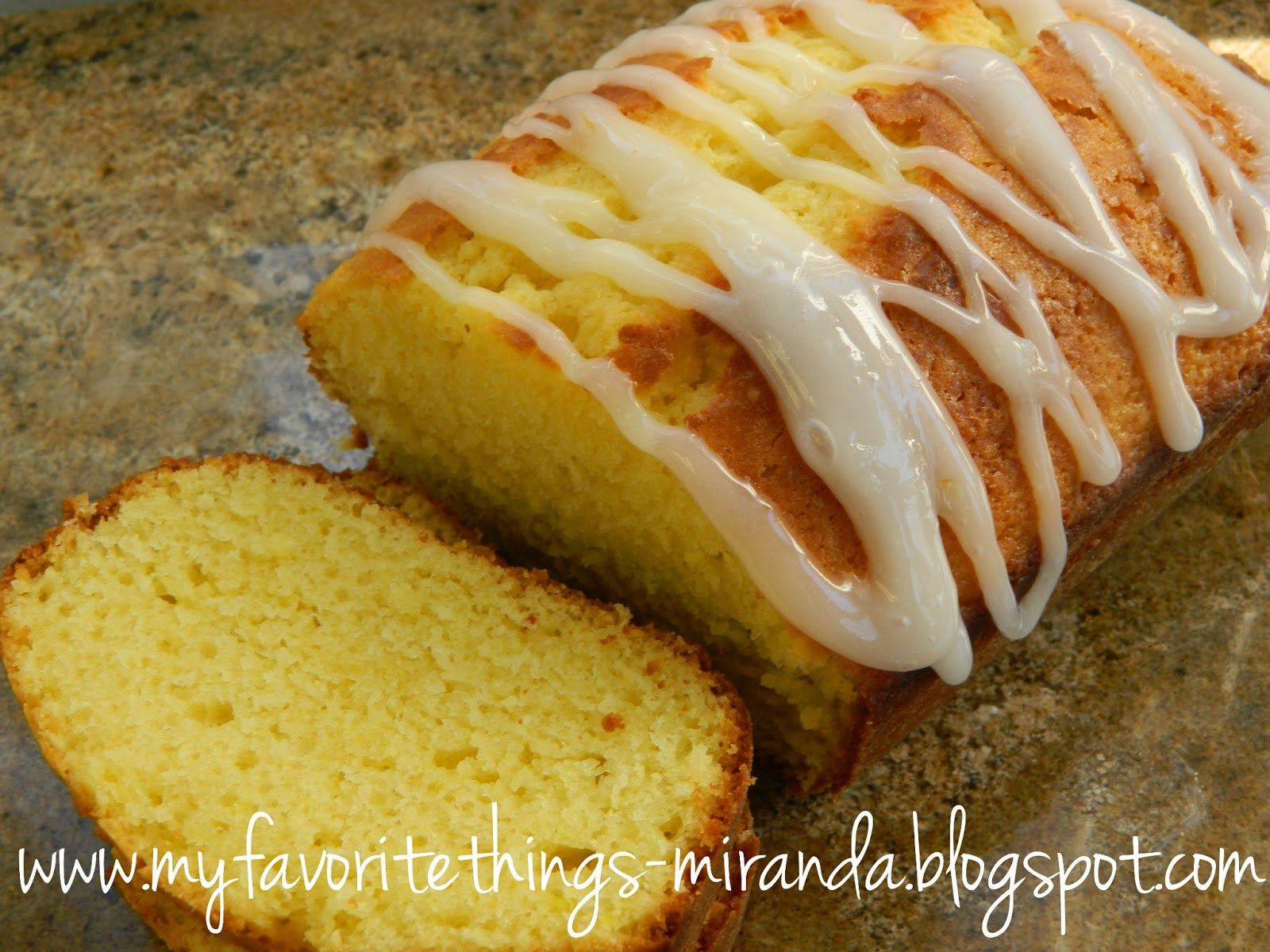 Easy Lemon Pound Cake
 My Favorite Things Easy Lemon Pound Cake with Lemon Glaze