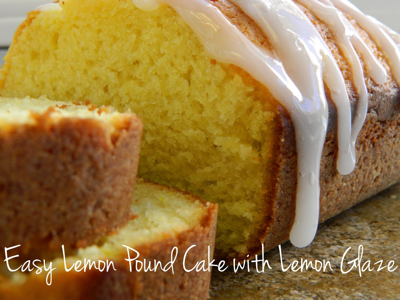 Easy Lemon Pound Cake
 My Favorite Things Easy Lemon Pound Cake with Lemon Glaze