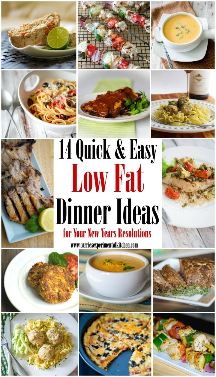 Easy Low Calorie Dinners
 14 Quick & Easy Low Fat Dinner Ideas for your New Years