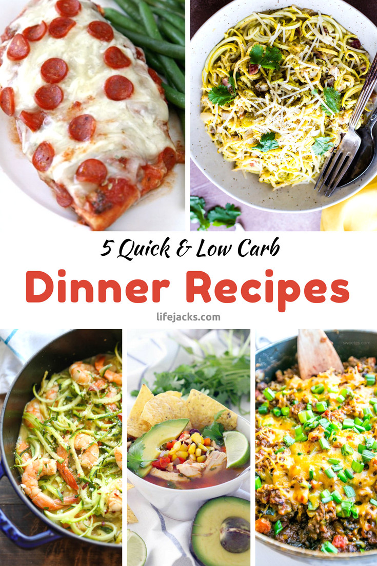 Easy Low Carb Dinners
 Get Through The Week With These 5 Quick And Low Carb