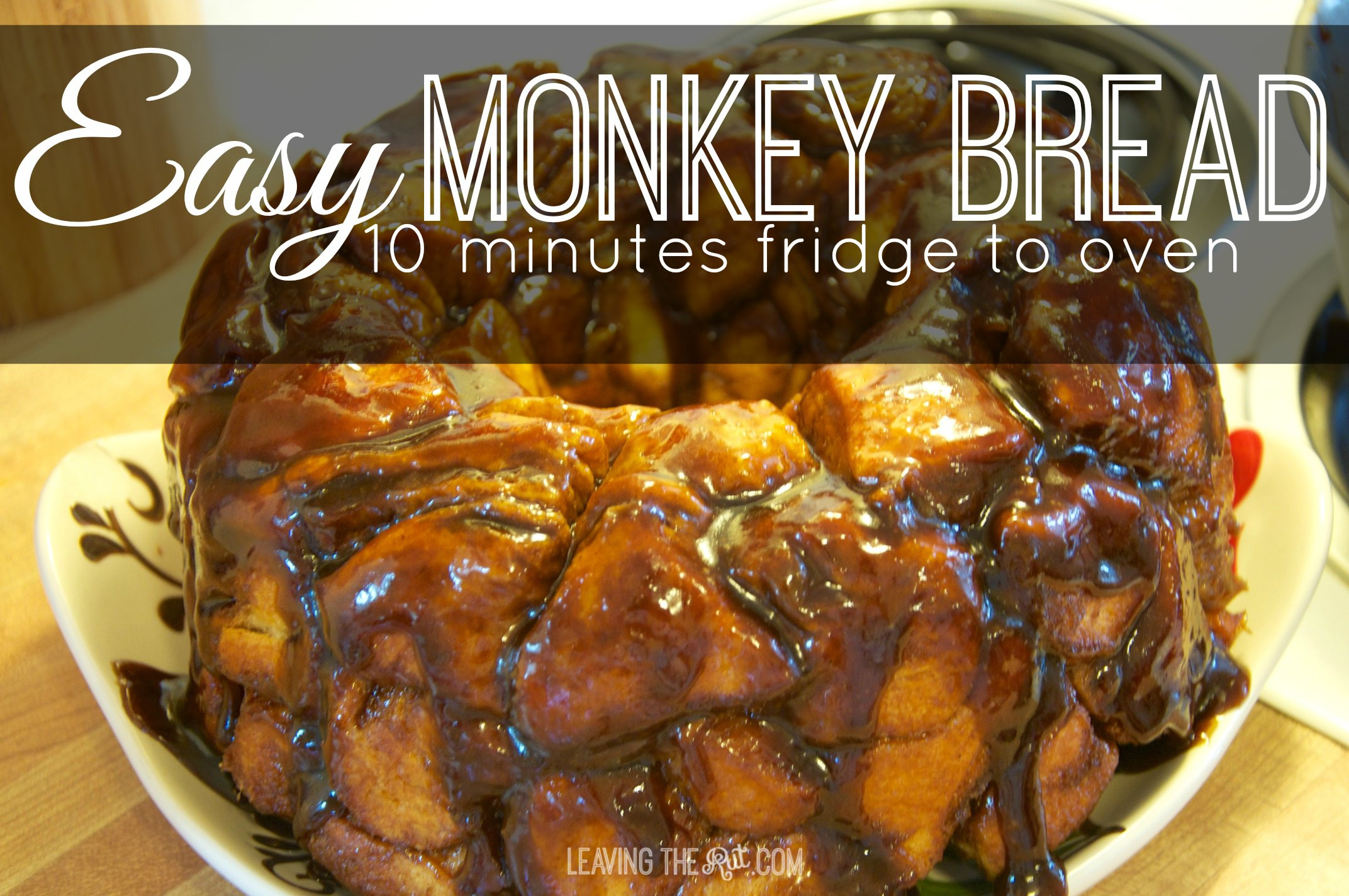 Easy Monkey Bread Recipe With 1 Can Of Biscuits
 Easy Monkey Bread