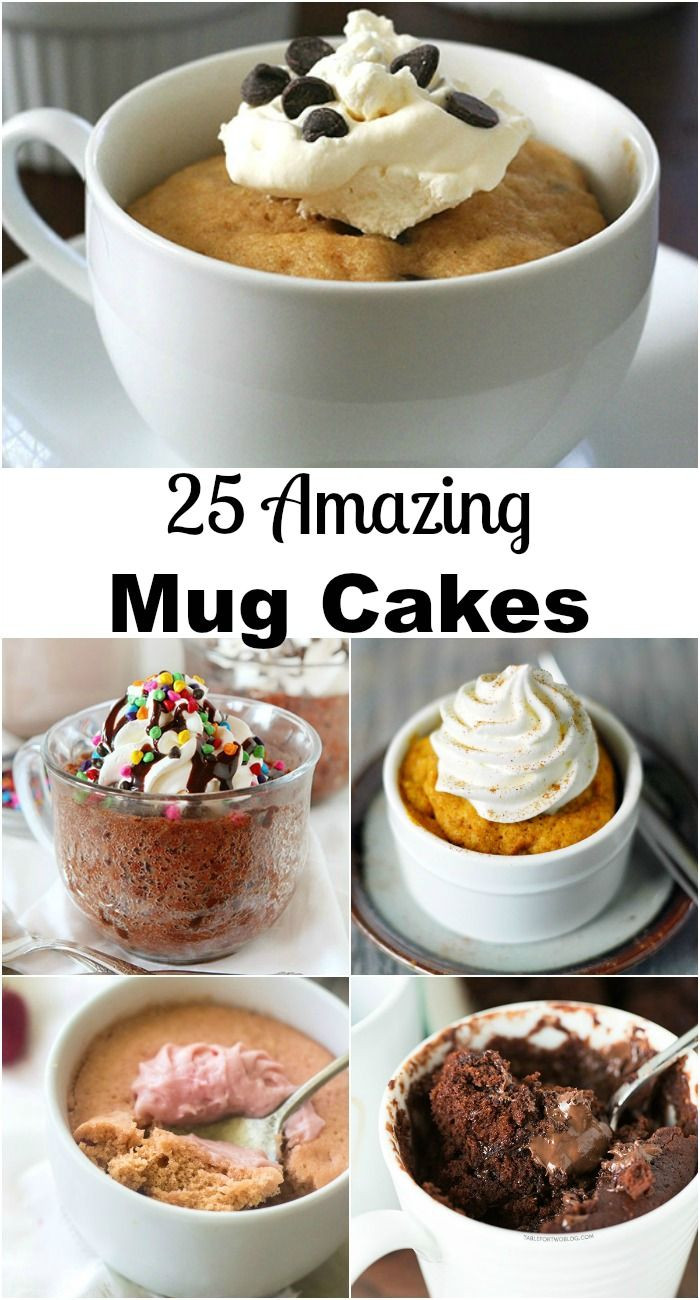 Easy Mug Desserts
 Best 25 Easy mug cake ideas on Pinterest