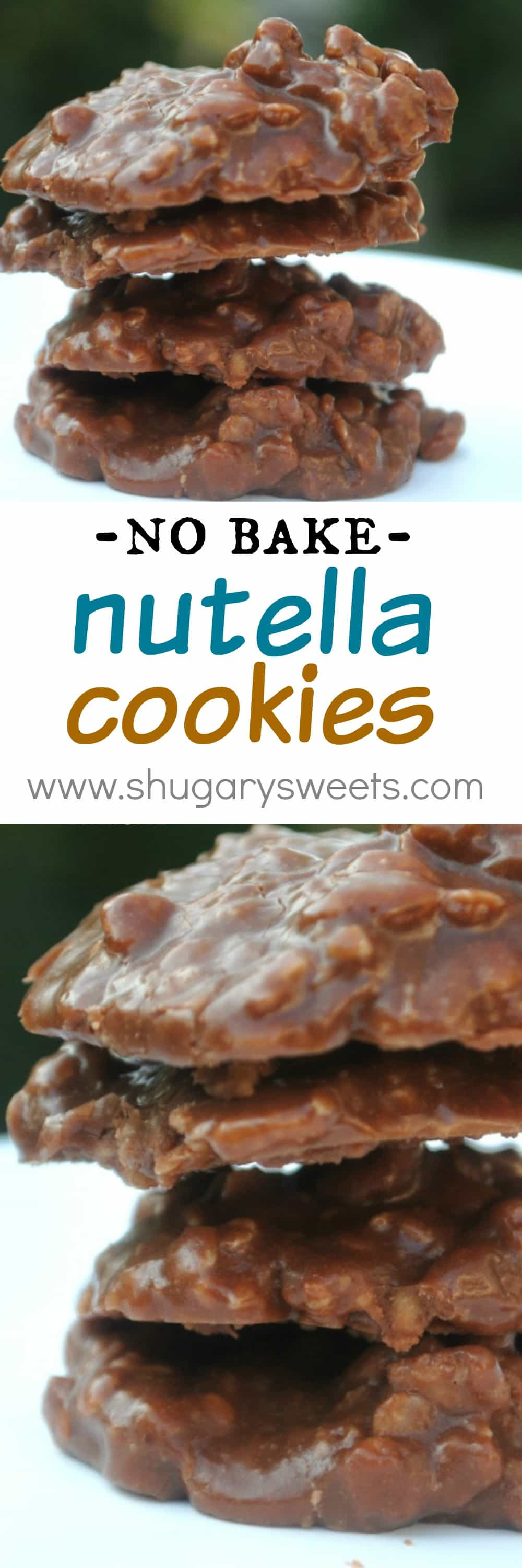 Easy No Bake Cookies
 Nutella No Bake Cookies Shugary Sweets