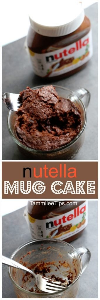 Easy Nutella Dessert
 Super easy to make Nutella Mug Cake Recipe