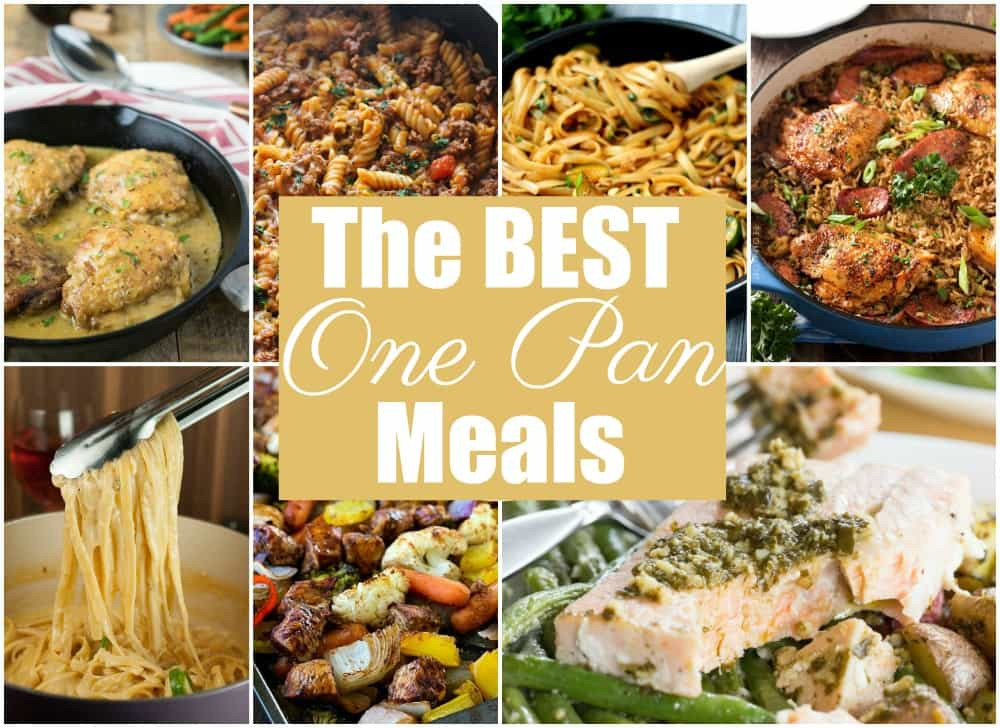 Easy One Pan Dinners
 13 of The BEST e Pan Meals Yummy Healthy Easy