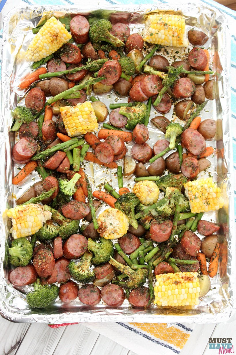 Easy One Pan Dinners
 Sheet Pan Dinners Easy Sausage & Veggie Recipe Must