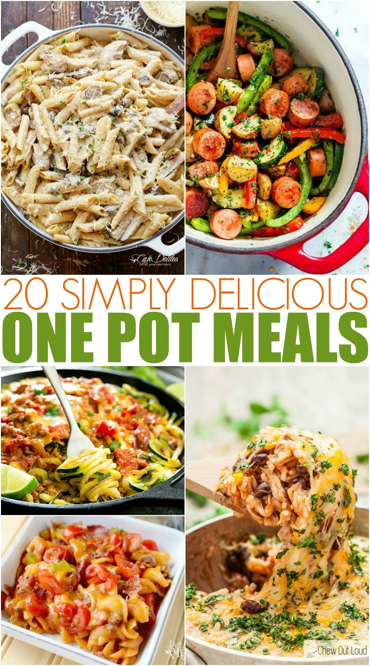 Easy One Pan Dinners
 Simply Delicious and Easy e Pot Meals Family Fresh Meals
