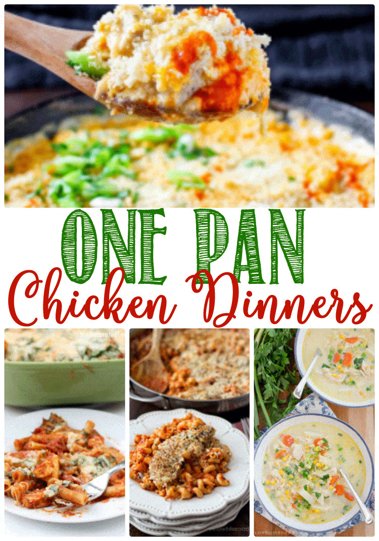 Easy One Pan Dinners
 Easy e Pan Chicken Dinners Domestically Speaking