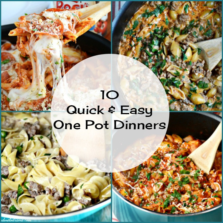 Easy One Pan Dinners
 10 Quick and Easy e Pot Dinners Meatloaf and Melodrama