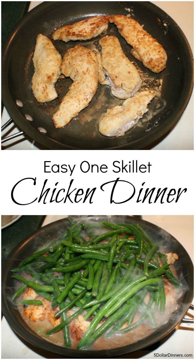 Easy One Pan Dinners
 Easy e Skillet Chicken Dinner 31 Days of Skillet