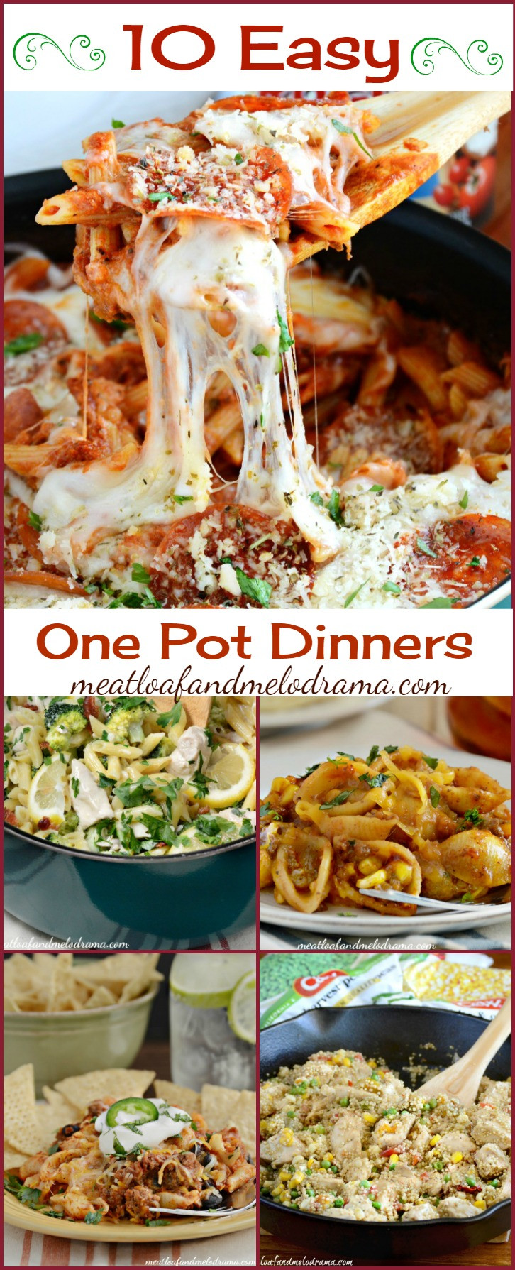 Easy One Pan Dinners
 10 Quick and Easy e Pot Dinners Meatloaf and Melodrama