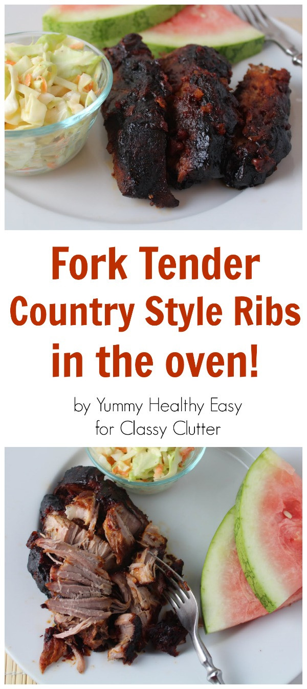 Easy Oven Baked Country Style Pork Ribs Recipe
 Fork Tender Country Style Ribs and Coleslaw Recipe