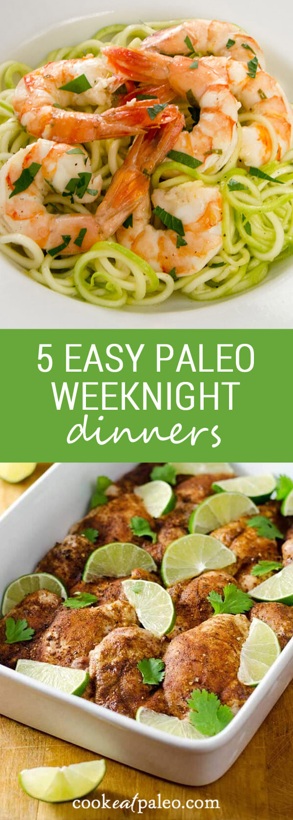 Easy Paleo Dinner
 5 Easy Paleo Weeknight Dinners