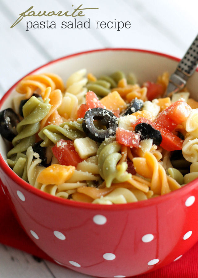 Easy Pasta Salad
 delicious pasta salad recipe