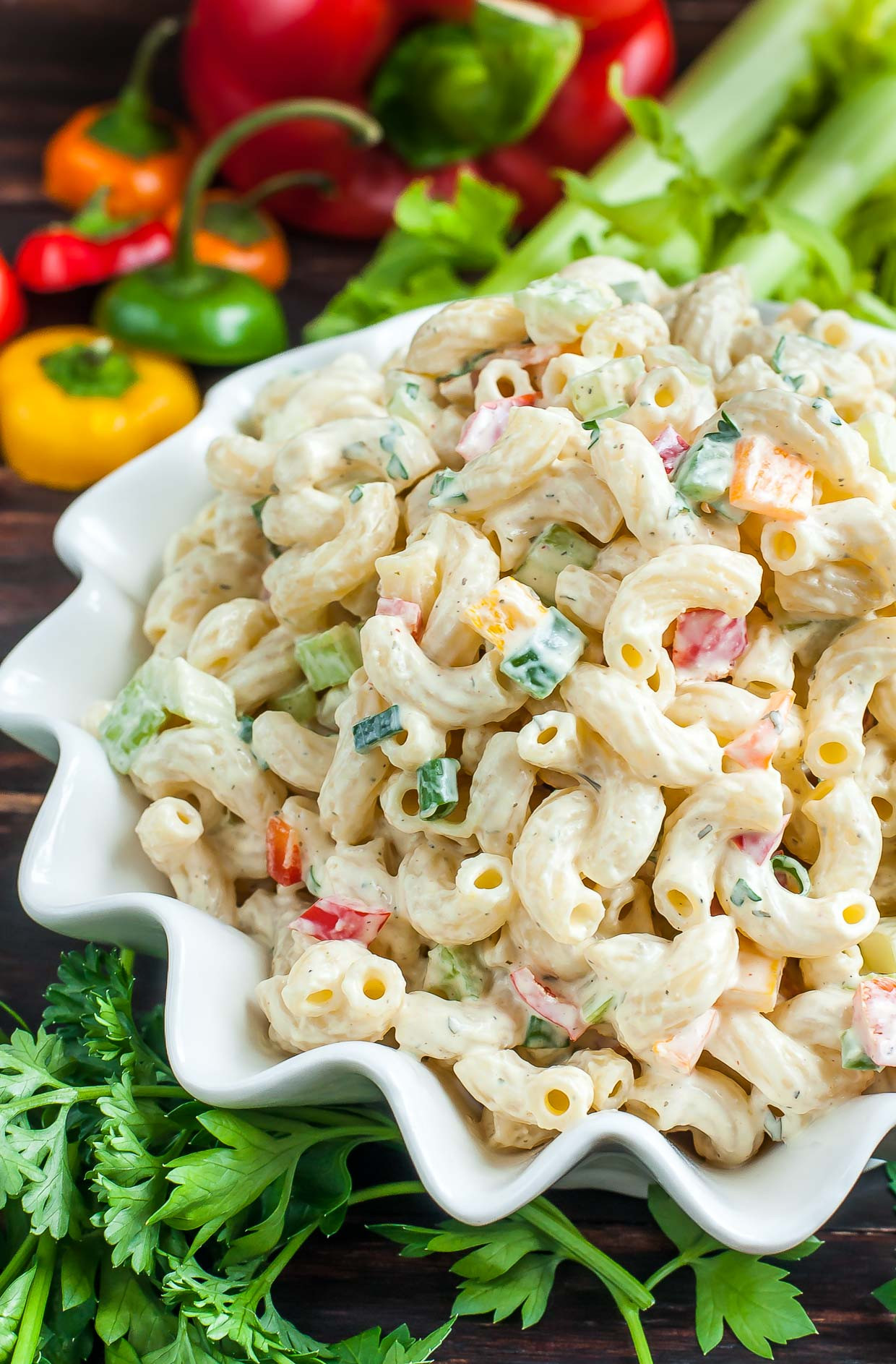 Easy Pasta Salad
 Homestyle Macaroni Salad