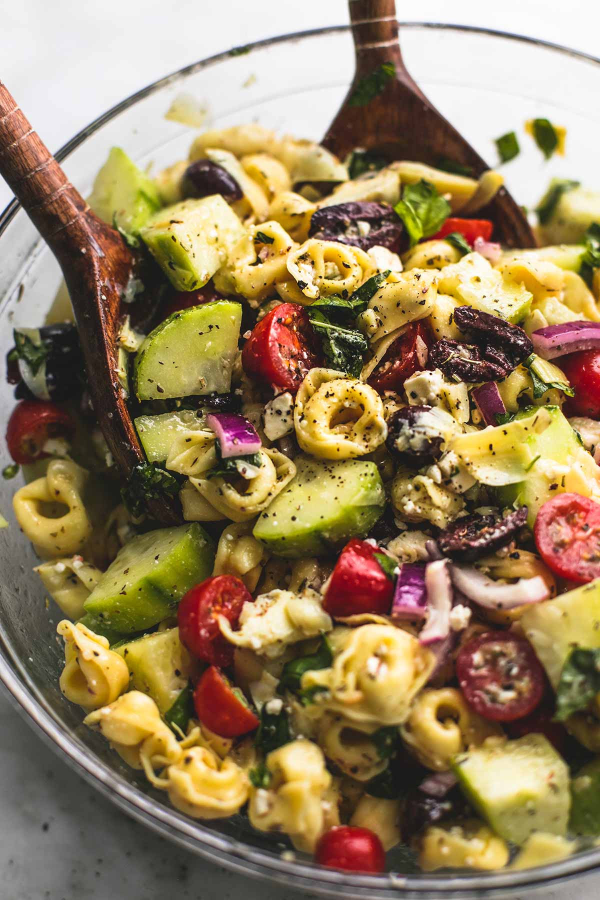 Easy Pasta Salad
 Greek Tortellini Pasta Salad