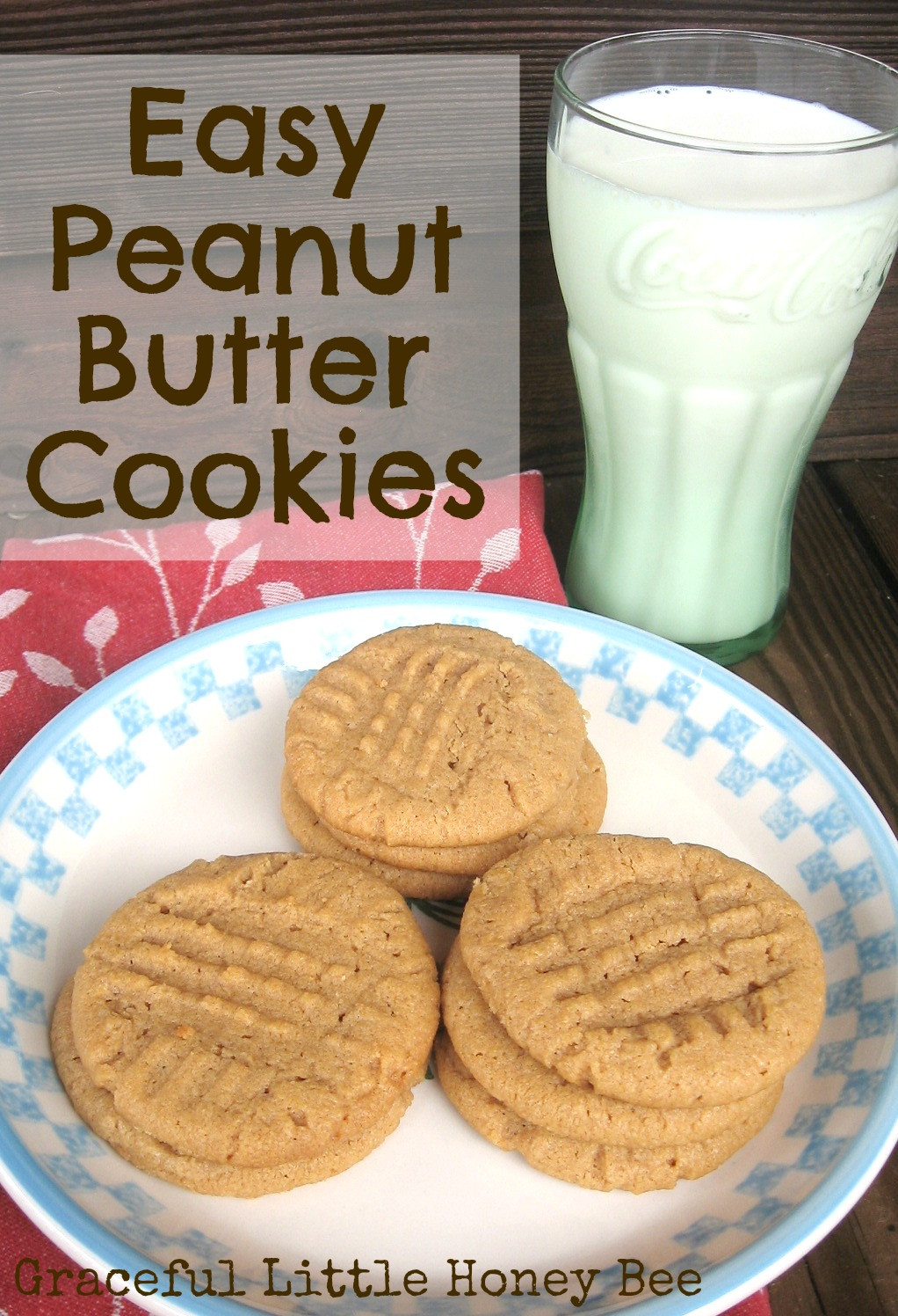 Easy Peanut Butter Cookies
 Easy Peanut Butter Cookies Graceful Little Honey Bee