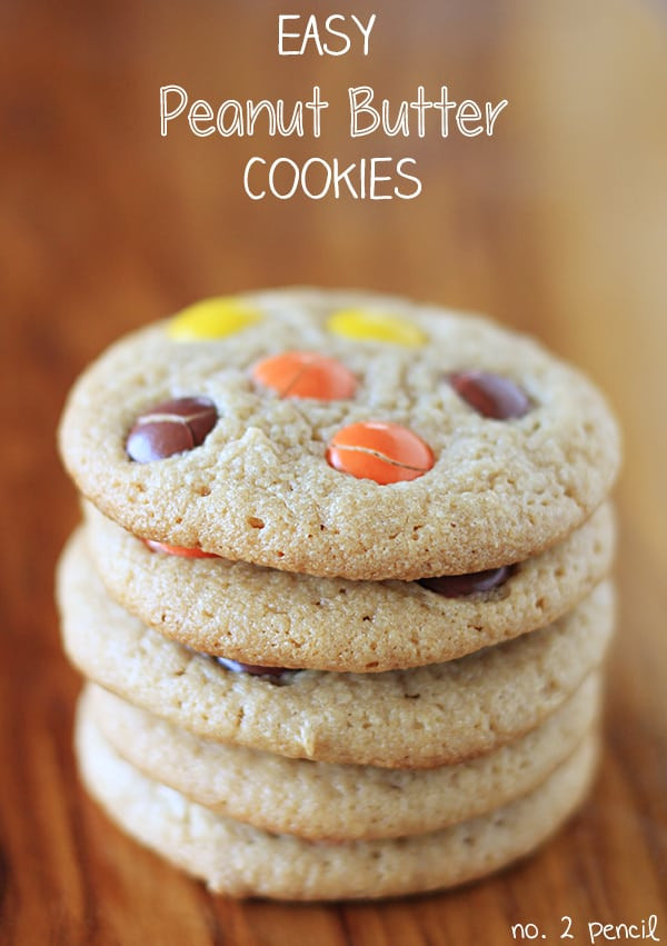 Easy Peanut Butter Cookies No Egg
 Easy Peanut Butter Cookies No 2 Pencil