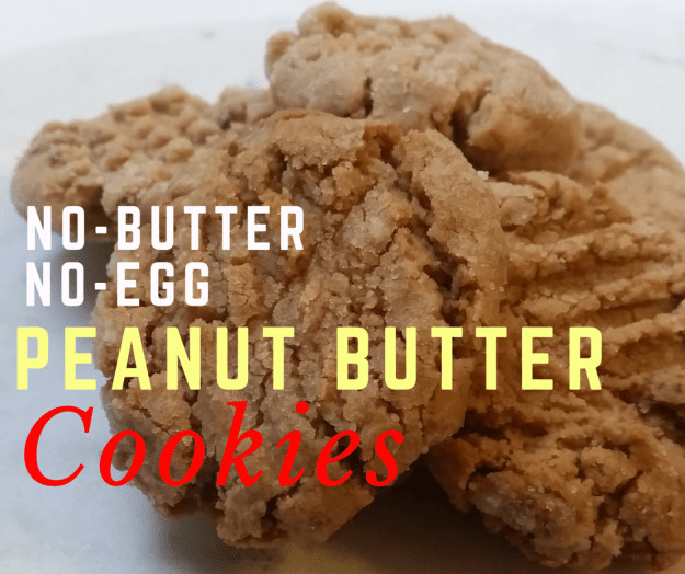 Easy Peanut Butter Cookies No Egg
 Perfect No Butter No Egg Peanut Butter Cookies
