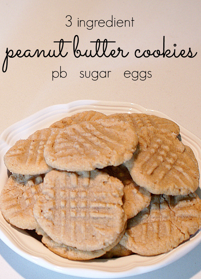 Easy Peanut Butter Cookies No Egg
 Easy Peanut Butter Cookie Recipe No Flour