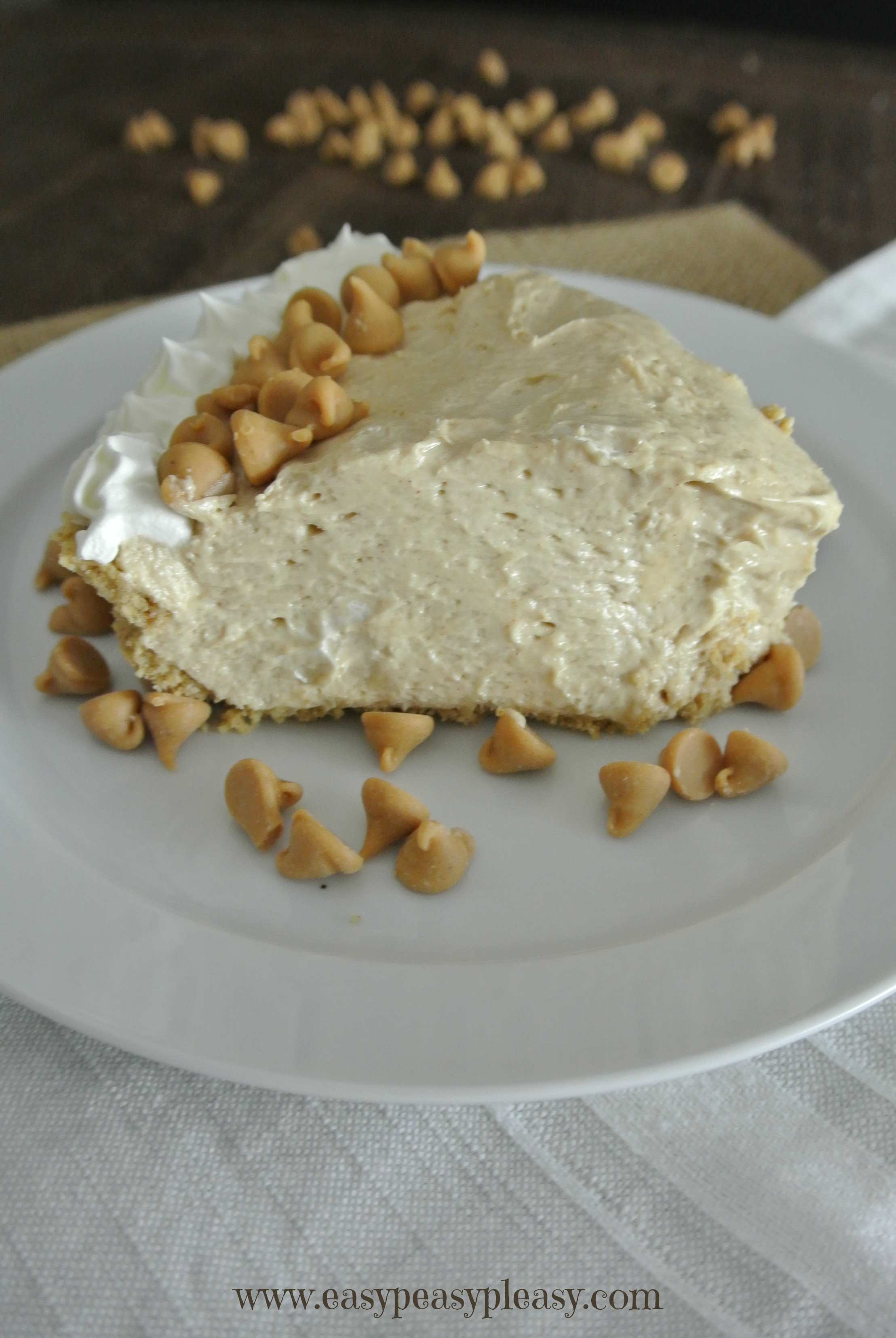 Easy Peanut Butter Pie
 Easy No Bake Make Ahead Peanut Butter Pie