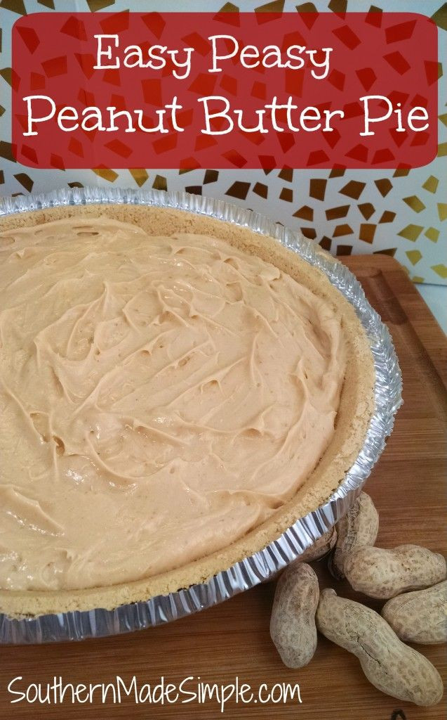 Easy Peanut Butter Pie
 Easy Peasy Peanut Butter Pie Pic s Peanut Butter Review