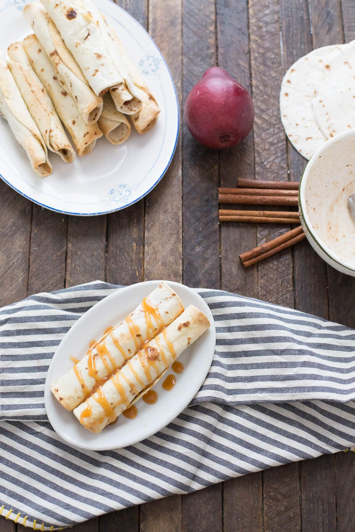 Easy Pear Dessert
 Easy Pear Dessert Taquitos LemonsforLulu