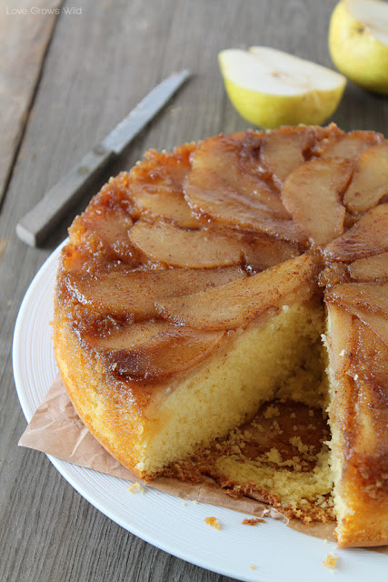 Easy Pear Dessert
 Spiced Pear Upside Down Cake Love Grows Wild