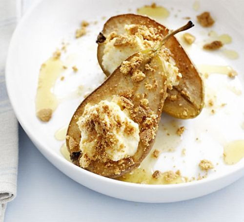 Easy Pear Dessert
 Easy baked pears with amaretti recipe