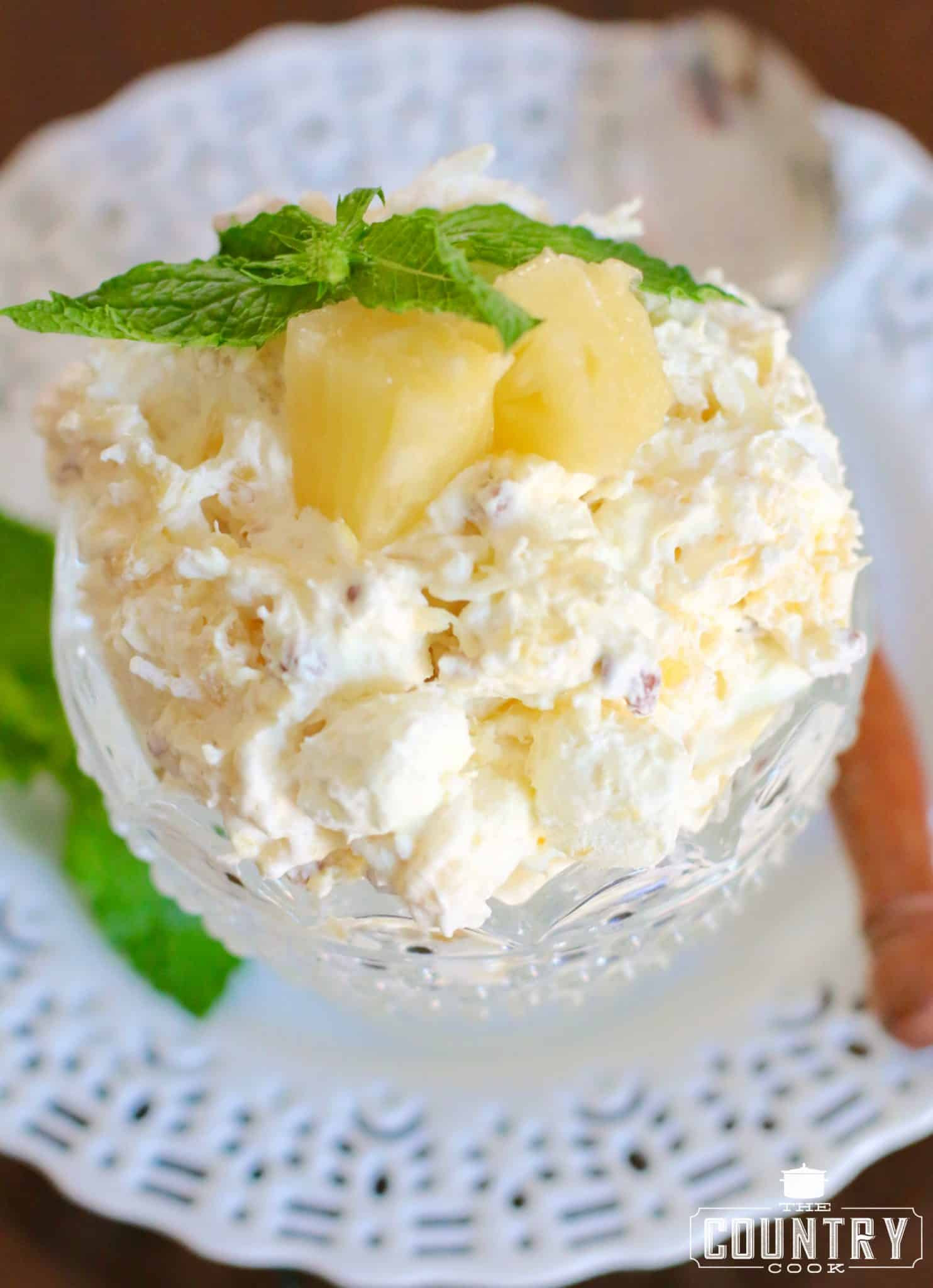 Easy Pineapple Dessert
 Easy Pineapple Fluff The Country Cook