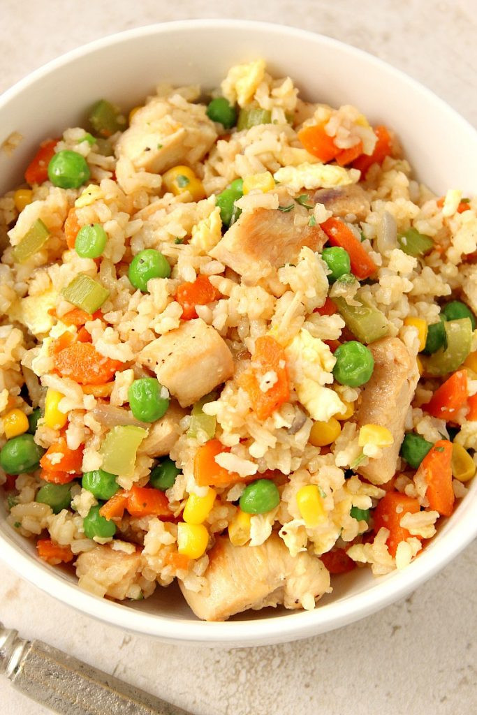 Easy Pork Fried Rice
 Chicken Fried Rice Recipe Crunchy Creamy Sweet