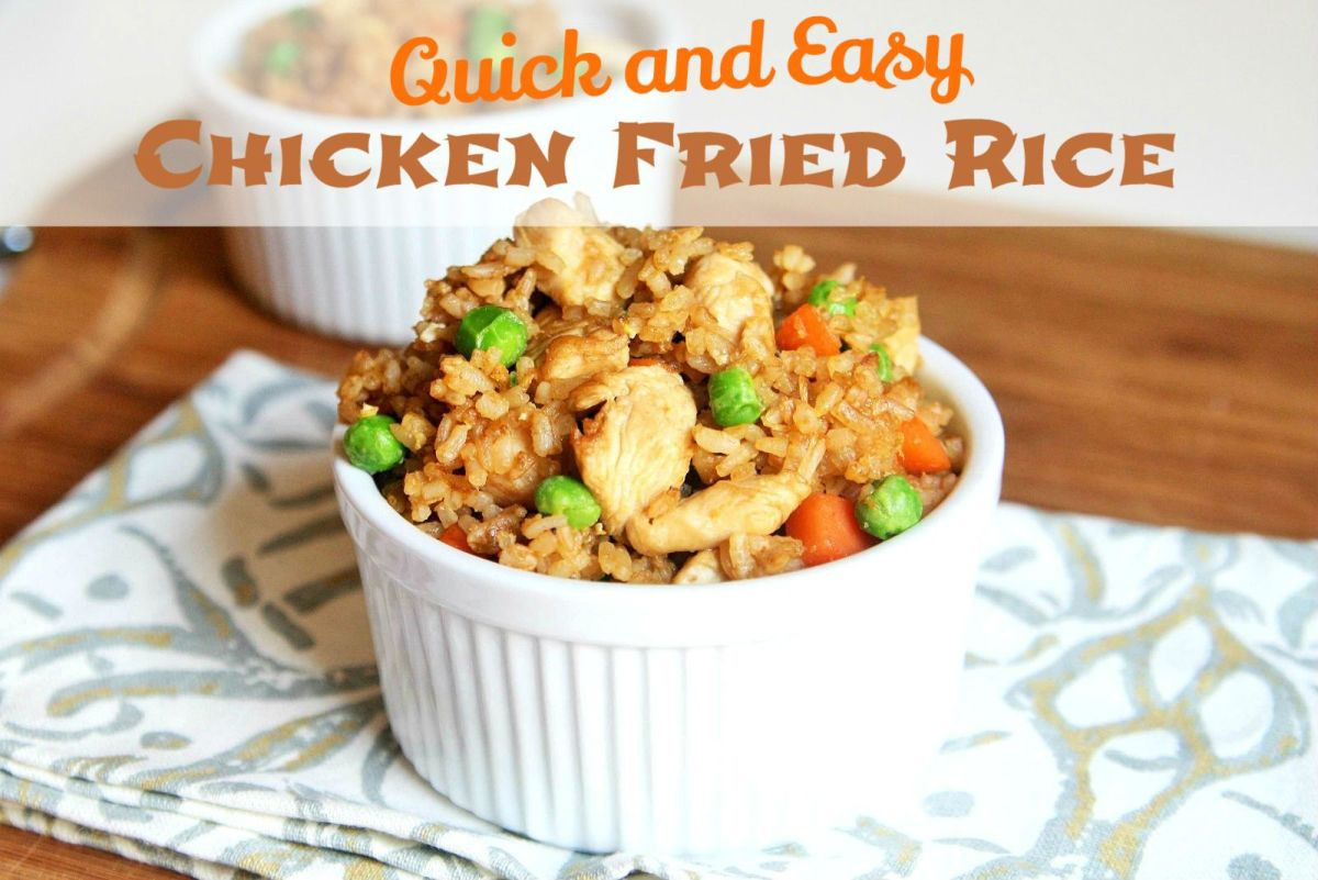 Easy Pork Fried Rice
 Quick and Easy Chicken Fried Rice