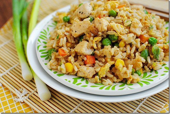 Easy Pork Fried Rice
 Riches to Rags by Dori Chicken Fried Rice