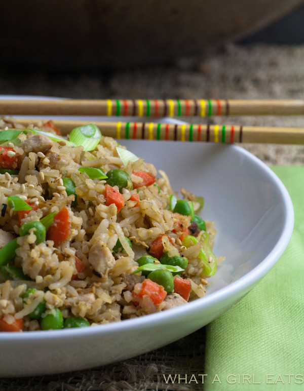 Easy Pork Fried Rice
 Easy Pork Fried Rice Quick Dinner Recipe What A Girl Eats