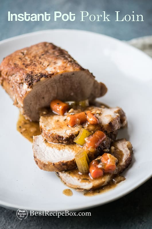 Easy Pork Tenderloin Instant Pot
 Instant Pot Pork Roast with Ve ables and Gravy in