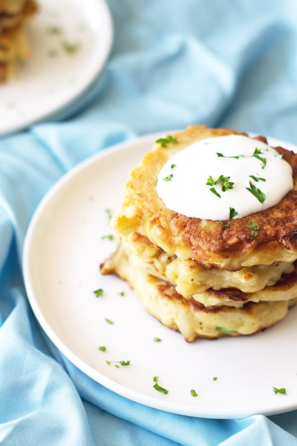 Easy Potato Pancakes
 Easy Potato Scallion Pancakes