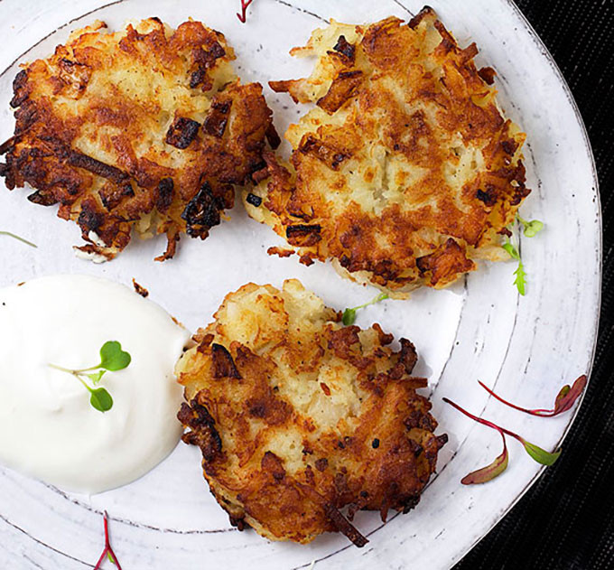 Easy Potato Pancakes
 Easy Potato Latkes Potato Pancakes Panning The Globe