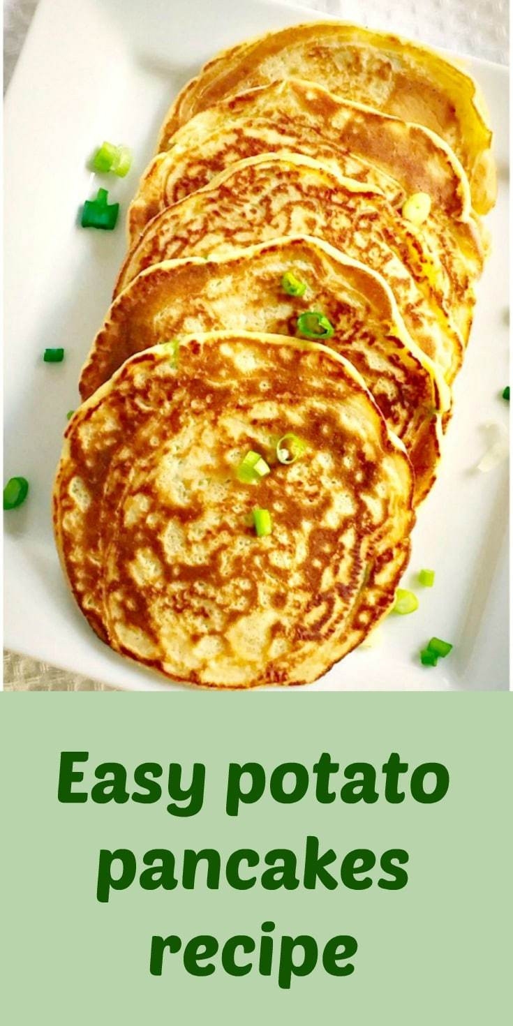 Easy Potato Pancakes
 Easy potato pancakes recipe