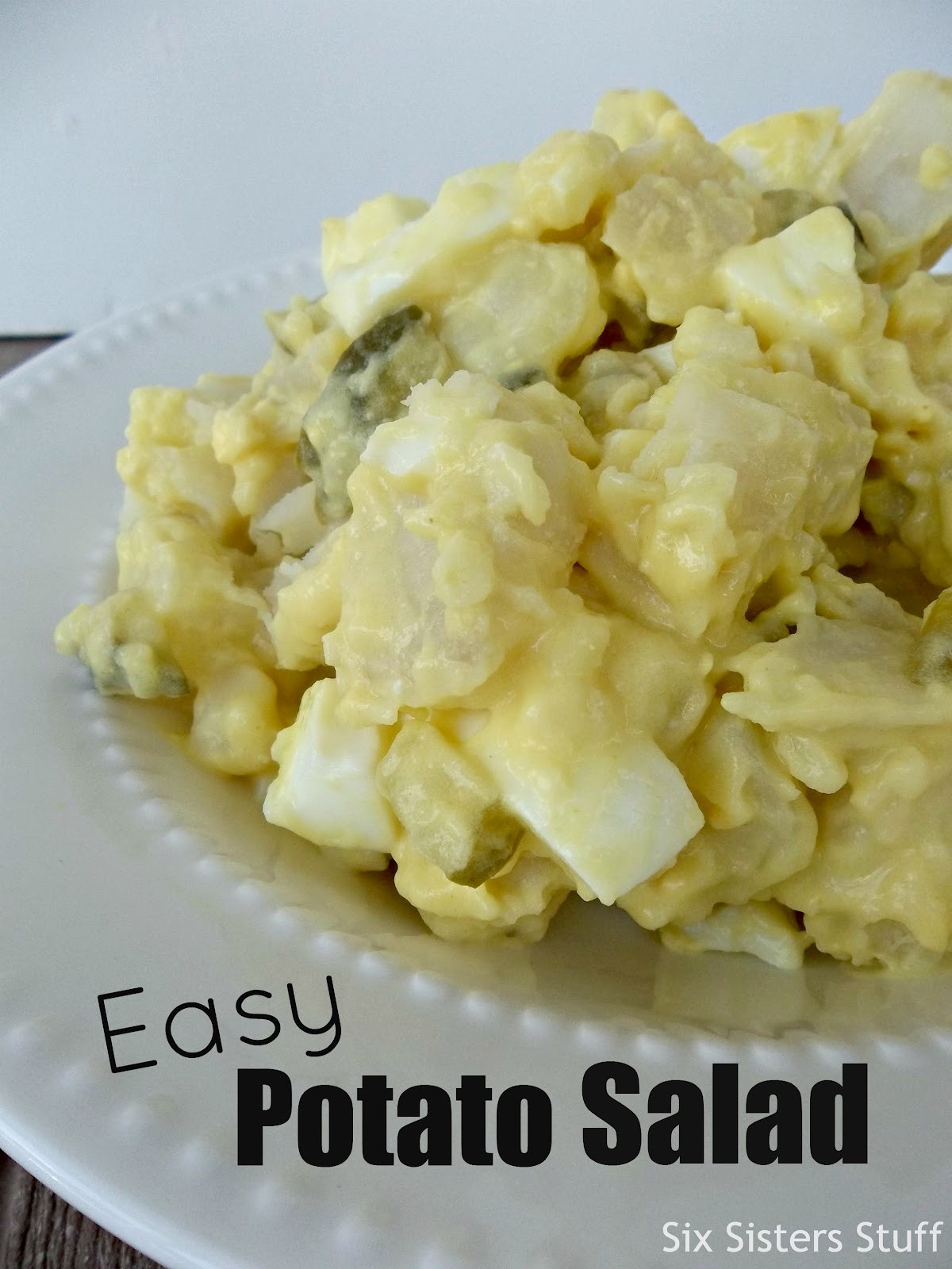 Easy Potato Salad
 Mom s Easy Potato Salad Side Dish Six Sisters Stuff