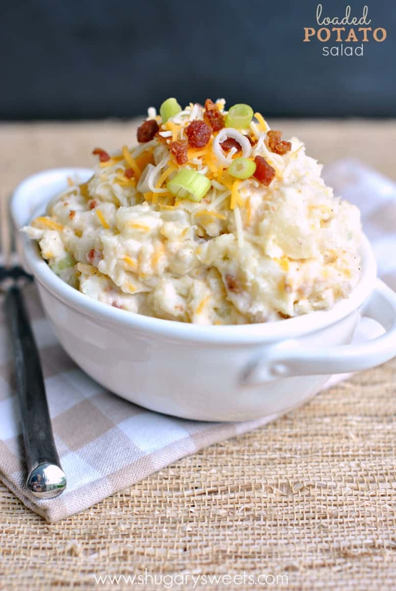 Easy Potato Salad
 Loaded Potato Salad Shugary Sweets