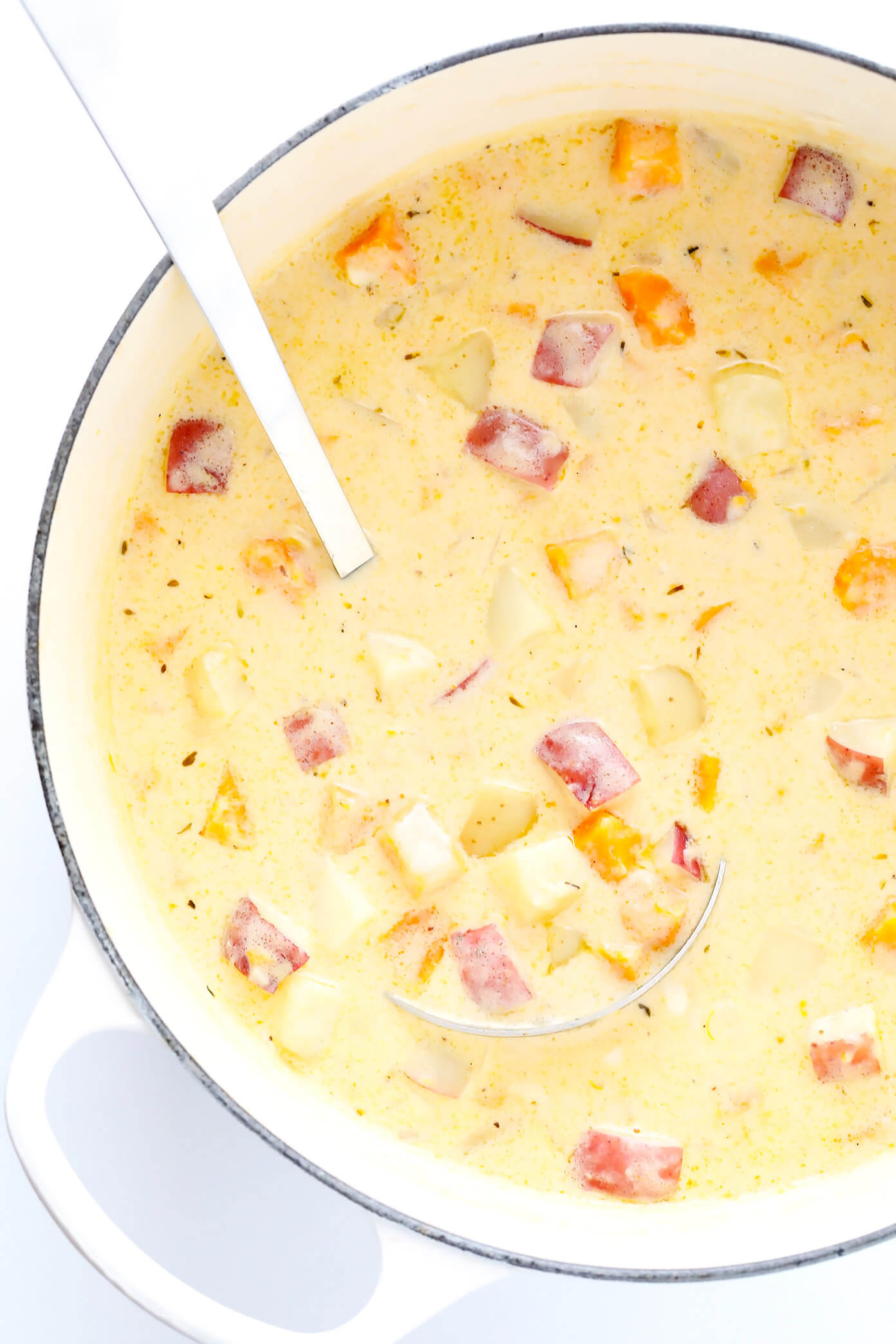 Easy Potato Soup Recipe
 Three Potato Soup