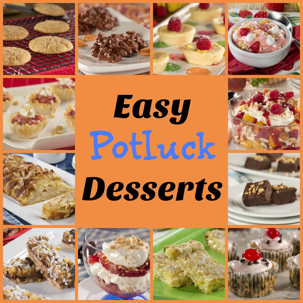 Easy Potluck Desserts
 28 Easy Potluck Desserts