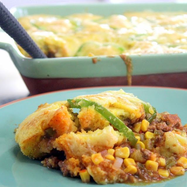 Easy Potluck Main Dishes
 Inspired By eRecipeCards Taco Corn Bread Casserole