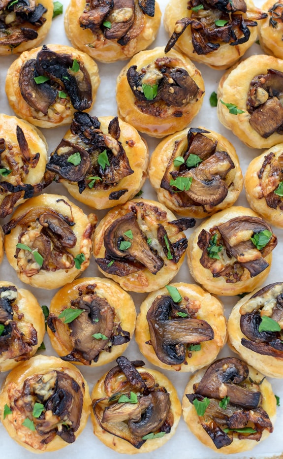 Easy Puff Pastry Appetizers
 Cheesy Mushroom Puff Pastry Bites